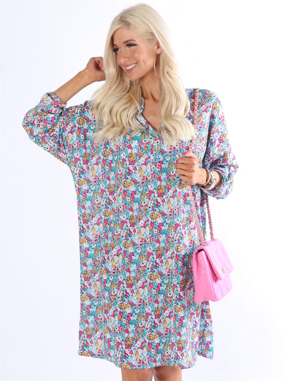 Marguerit - Blommig tunikaklänning